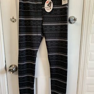 NWT Fleece Lined Tights/Pants Size S/M